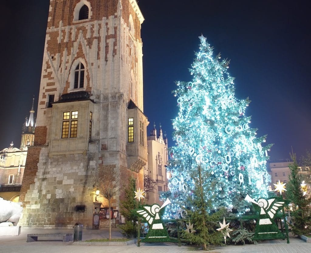 Julemarked i Krakow i 2017