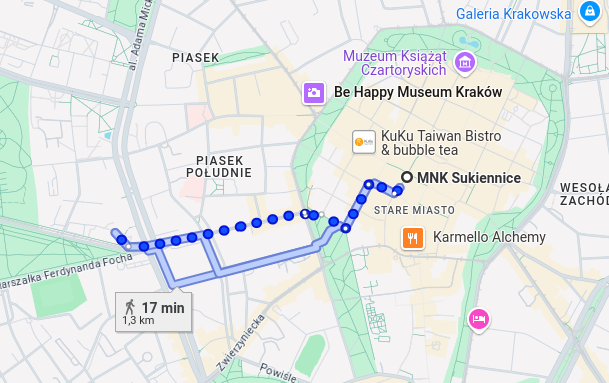 walk to the national museum
